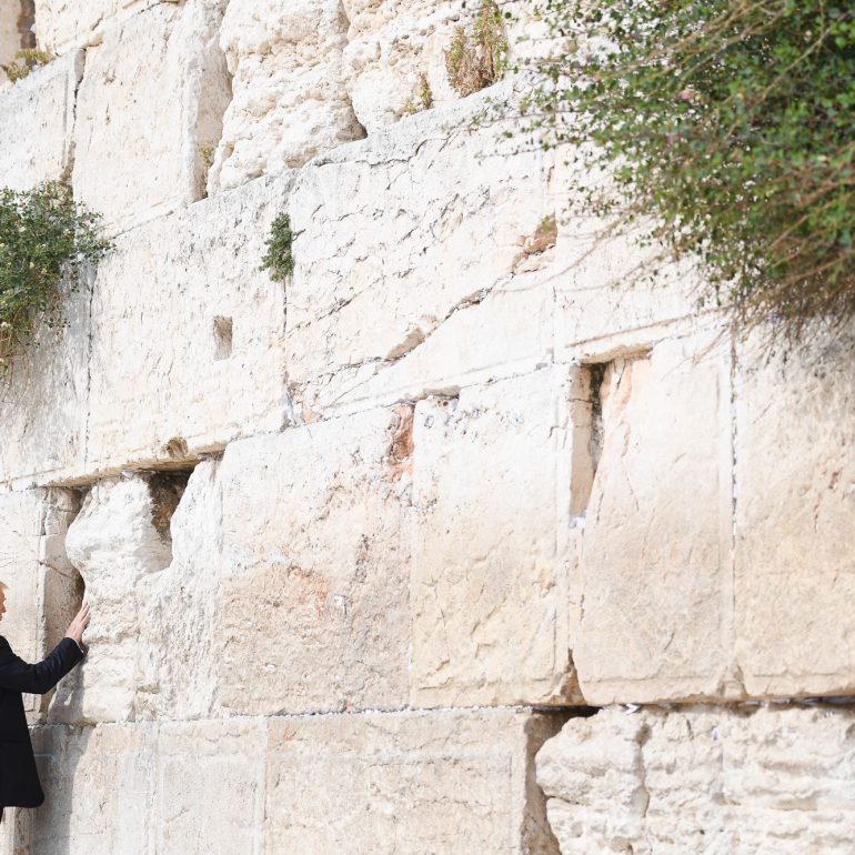 Trump at Western Wall the kotel