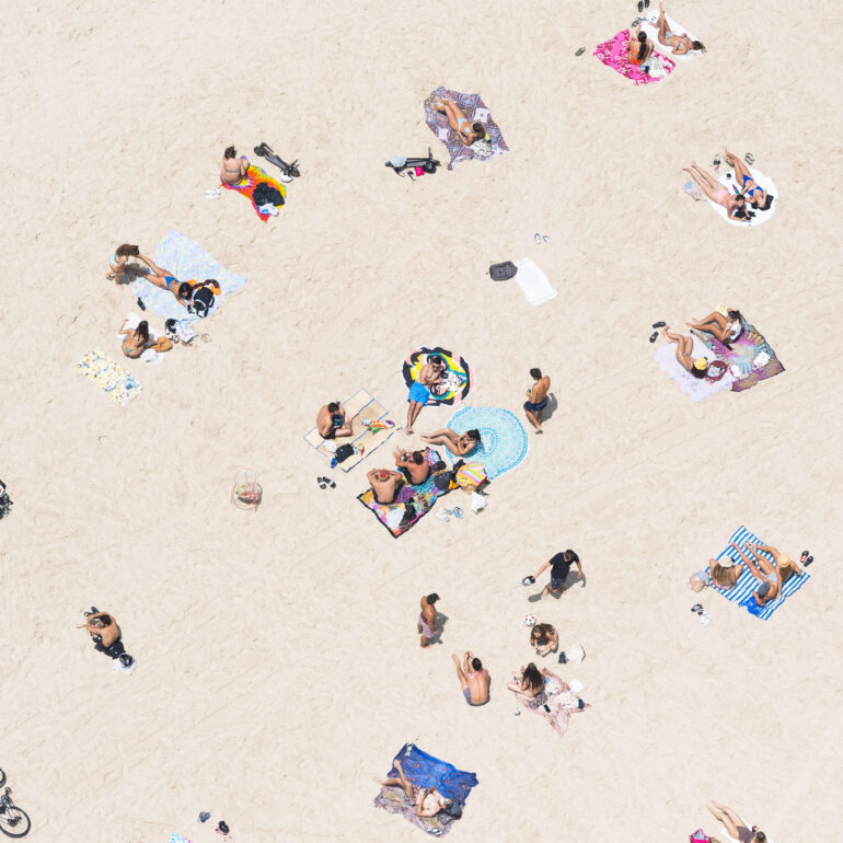 רצועת חוף בתל אביב