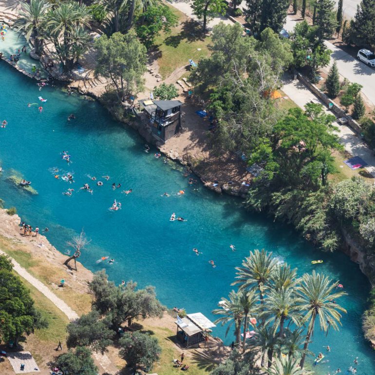 גן לאומי גן השלושה, הסח׳נה