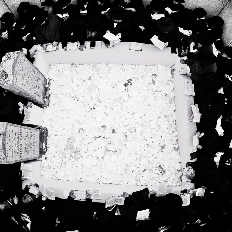 צילום ייחודי של אוהל ציון הרבי מלובביץ